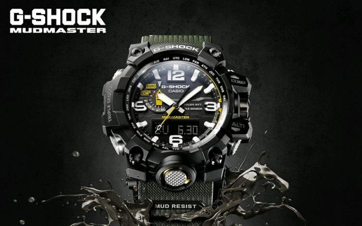Casio G-Shock GWG-1000-1A3 Mudmaster Green Japan Jam Tangan Tahan