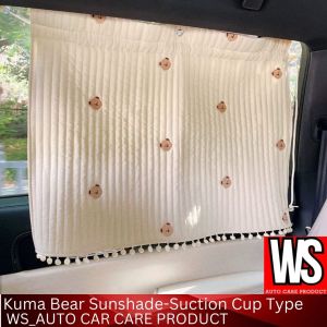 Kuma Bear Sunshade-Suction Cup Type