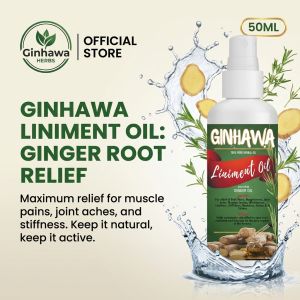 Ginger Turmeric Liniment Oil with Luyang Dilaw Extract - Herbal Spray for Pain Cervical Spine and Body Comfort | 60ml