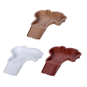 Spacious Water Bowl Turtles Resting ABS Plastic Construction Smooth Edged Terrestrial Environment 35x28.50cm