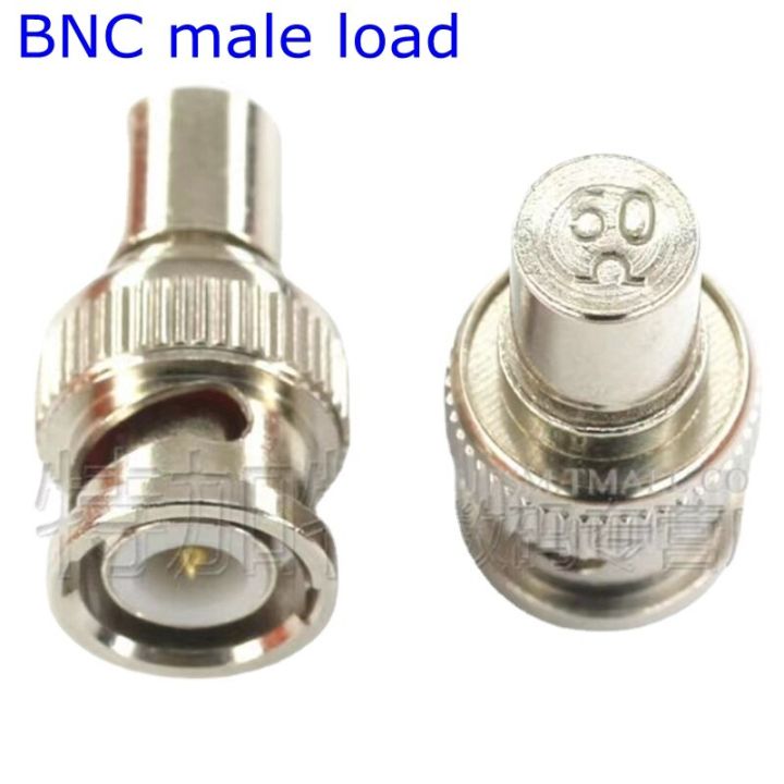 1Pcs BNC Male Load Plug Connector Coaxial Brass Resistor Terminator