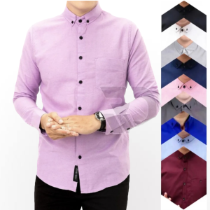 KEMEJA PRIA BOYI TOP MAN PIETER LENGAN PANJANG CASUAL FORMAL OXFORD FLANEL