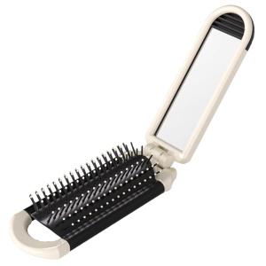 2-in-1 Foldable Comb and Mirror Detachable Small Mirror Portable Carry-on Comb