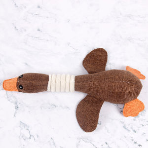 Cute Duck Pattern Dog Pet Cat Toy Molar Teeth Cleaning with Sound Korean Style Toy Mainan Kucing Itik