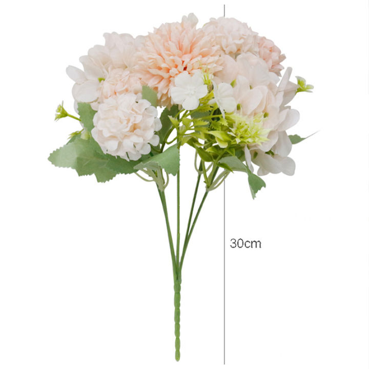 5%20prongs%20combination%20artificial%20flowers%20home%20decoration%20fake%20flowers%20artificial%20bouquet%20-%20Image%204