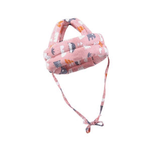 หมวกนิรภัยของเด็ก หมวกเด็ก ป้องกันศีรษะ สายรอบศีรษะที่ปรับได้ เพื่อช่วยลดการบาดเจ็บของทารกที่หกล้ม ใช้สำหรับเด็กวัยหัดนั่ง