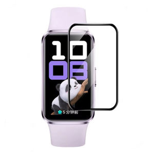 เคสป้องกันเพชรรูปทรงกลมสำหรับ Huawei 10/สายรัด Huawei 9 / Huawei แบนด์8ชิ้นแบบแข็งปกป้องหน้าจอแบบกลวงอุปกรณ์เสริมกรอบเคสกันกระแทกเต็มสำหรับสายรัด Huawei 10 9 8 NFC