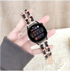 Realme Smart watch 3 Strap Lady Metal Leather Bracelet realme watch 3/3 Pro Wristband stainless steel band