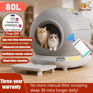 Cat litter box Intelligent fully automatic cat litter box open automatic cleaning poop scooper easy to clean WIFI cat toilet Anti-Splash