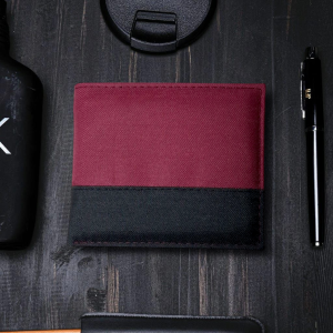 EXTRA GRATIS ONGKIR .Dompet kanvas pendek pria dompet pendek bifold lipat dua dompet kartu dompet uang