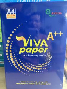 [ Hồng Nhungg Store] Giấy A4 Viva Paper Hàng Thùng Sản Xuất Tại Việt Nam Số Lượng 500 Tờ Giấy Rẻ Đẹp