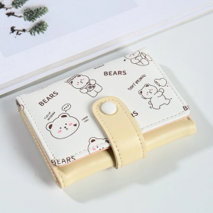 Ví nữ gập mini hoạ tiết thú cưng dễ thương LILA VBIT49