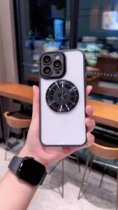 360 Rotating Metal Ring Stand Magnetic Case for Magsafe IPhone 15 14 13 12 16 Pro Max 17 Air with Protector Safe Cover