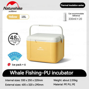 Naturehike Cooler Box 5L 18L Large Capacity Portable for Outdoor Camping Fishing Picnic Car Ice Insulation Box PP Food Grade