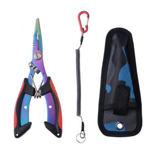 Fish Line Cutter Fish Hook Remover Plier Fish Mouth Clamp Fish Gripper Tool Multifunctional Fishing Pliers for Anglers