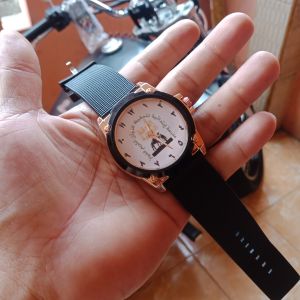 AJ SHOP BISA REQUES LOGO / GAMBAR Dan Lain Lain JAM TANGAN PRIA WANITA RUBBER STRAP