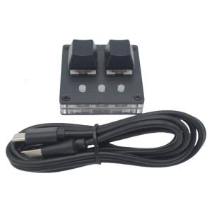 Efficient 2 Key Customize Keyboard Switches Optional with Color LED Lighting Type C for Gaming Working Efficiency