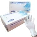 Sarung Tangan latex Safe Glove Powdered 1 Kotak100pcs SML Handscoon Gloves Non Steril. 