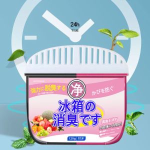 2 ชิ้น ถ่านดับกลิ่นตู้เย็น เจลถ่านดับกลิ่นในตู้เย็น ที่ดูดกลิ่นในตู้เย็น กล่องกำจัดกลิ่นในตู้เย็น ขจัดกลิ่นอับในตู้เย็น120g