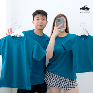 CAROTYLES S Kaos Couple Keluarga DUMBO CRTYLS Wanita Lengan Pendek Katun