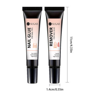 UR SUGAR Nail Tips Glue Strong Adhesive Quick Dry Nail Glue For False Nail Tips Press On Nails DIY Nail Remover