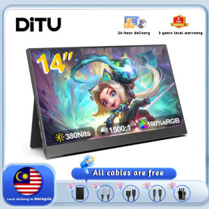 DITU 15.6Inch Portable Monitor Touch Screen 1080P FHD Laptop Screen Extender for Laptop PS3/4/5 Switch Xbox