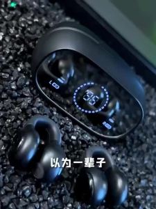 หูฟังแบบเปิด 5.3 HiFi สเตอริโอ สำหรับเล่นกีฬา พร้อมไมโครโฟนสำหรับสมาร์ทโฟน