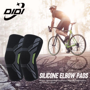 DIDI 1Pcs Nylon Sports Knee Pad Riding Protective Gear Running Basketball Skipping Rope Warm Knee Pad Foot Cold-Proof