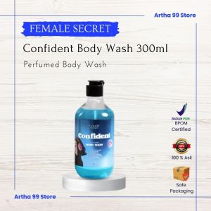 FEMALE SECRET - Confident Body Wash 300ml | Sabun Mandi Mencerahkan dan Melembabkan Kulit
