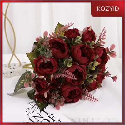 KOZY.ID - Bouquet bunga P51 RongHua Artifisial Dekorasi