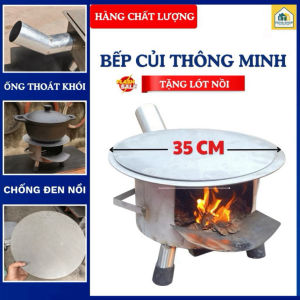 Bếp củi tiện lợi không ám khói đường kính 35 cm mã MH35 tiết kiệm năng lượng và thời gian nấu ăn.