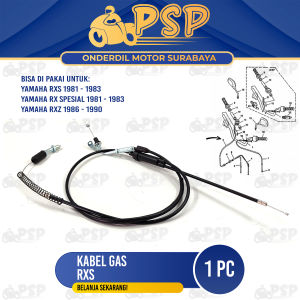 Kabel Gas RXS - Cable Cabel Tali Kawat Seling Throttle Iner Gas Yamaha RX Spesial RXZ