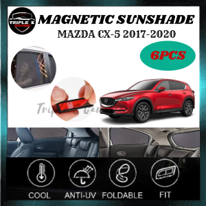 Mazda CX-5 2017-2020 Magnetic Sunshade Custom Fit OEM Sun Shade (6PCS)