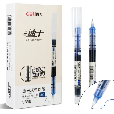 Deli Roller Pen cepat kering tip Mini 0.5mm 1 PCS S856 ES856