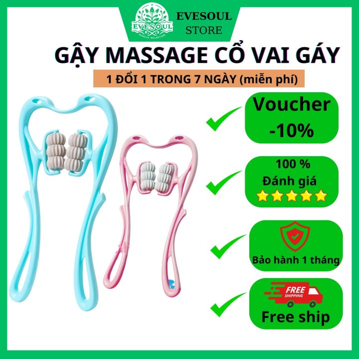 Gậy Massage Cổ Vai Gáy, dụng cụ mát xa cổ vai gáy, Cây Massage cổ, lưng ...
