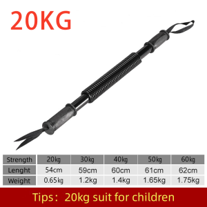 GYMPRO Arm Training Chest Strength Spring Power Twister Bar Arm Workout Triceps Equipment Power Wrist Fitness Muscle Exercise Rod