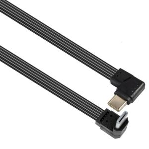 Flat Flexible Right Angled 90 Degree Usb C Male to Type C Charging Data Cable 45W for Cellphone Laptop