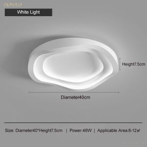 Modern Nordic malist Ceiling Light for Bedroom Creative and Personalized Master Bedroom Lamp