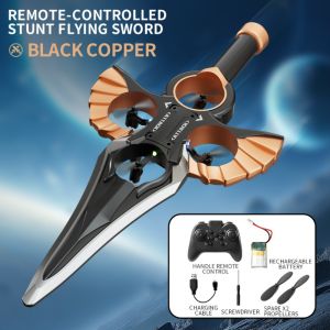 SUPERRR EPP Foam Remote Control Aircraft Rechargeable Gravity Sensing Four Motor Helicopter Toy Profesional 2.4G Stunt Obstacle Avoidance Plane Kids Toddlers Children