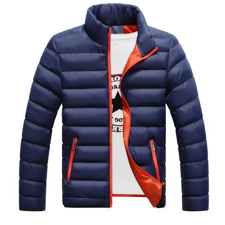 🔥Men's Hooded Packable Ultra Light Weight Short Down Jacket Plus - Main Image