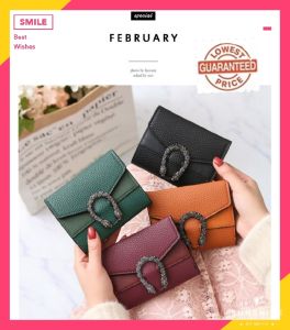Womens short Korean retro Pocket Wallet Fold Over Purseswoman short purse wallet#wallet for women#purse for women#beg duit wanita#dompat wanita#other#purse and wallet for women#purse#women wallet#mini purse for wome