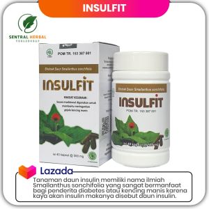 Insulfit Kapsul - Ekstrak Daun Insulin untuk Pengendalian Diabetes