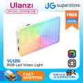 Ulanzi VL120 RGB LED Video Light with up to 9000k Color Temperature and 20 Lighting Effects for Photography and Video Lighting (White) | JG Superstore. 