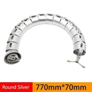 Snake Belalai Kabel 79cm Penutup Pelindung Kabel Flexible Spiral Cable Protector Untuk Meja Kerja