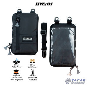 TAGAR - Hanging Wallet Tas Selempang Dompet Hp WaterProof Sling Bag Pria Wanita Anti Air TAGAR HWx01