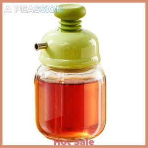 [A Peassion]💖[HOT SALE]🎈🎈 100ml Cooking Oil Jar Glass Bottle Press Type Seasoning Storage Bottle Spice Metered Oil Control Bottle