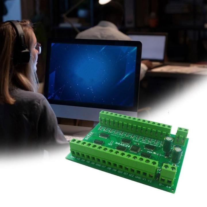 Industrial 24 Channel Modbus RTU Module With RS485 Analog Input ...