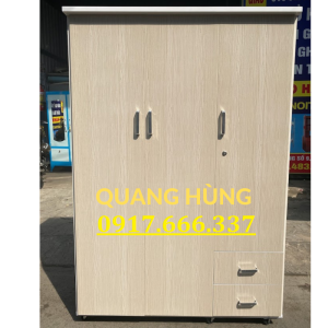 Tủ nhựa Đài Loan 3 cánh cao cấp giao nhanh hcm