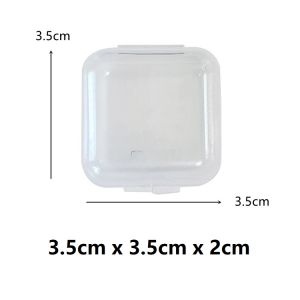 【i.Rumah】 Cute Mini Storage Case / Stationery Container Box / Clear Jewelry Pill Transparent Organizer Desktop Storage 迷你收纳盒