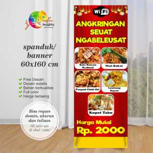 Cetak Spanduk Banner Angkringan Model Mirah